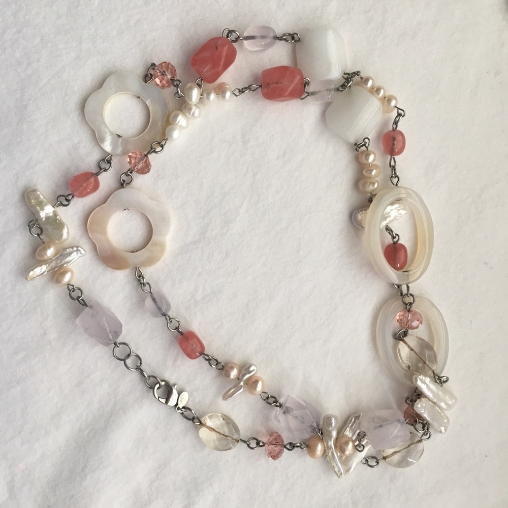 Long summer necklace